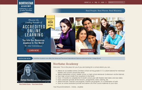 NorthStar Academy website screenshot